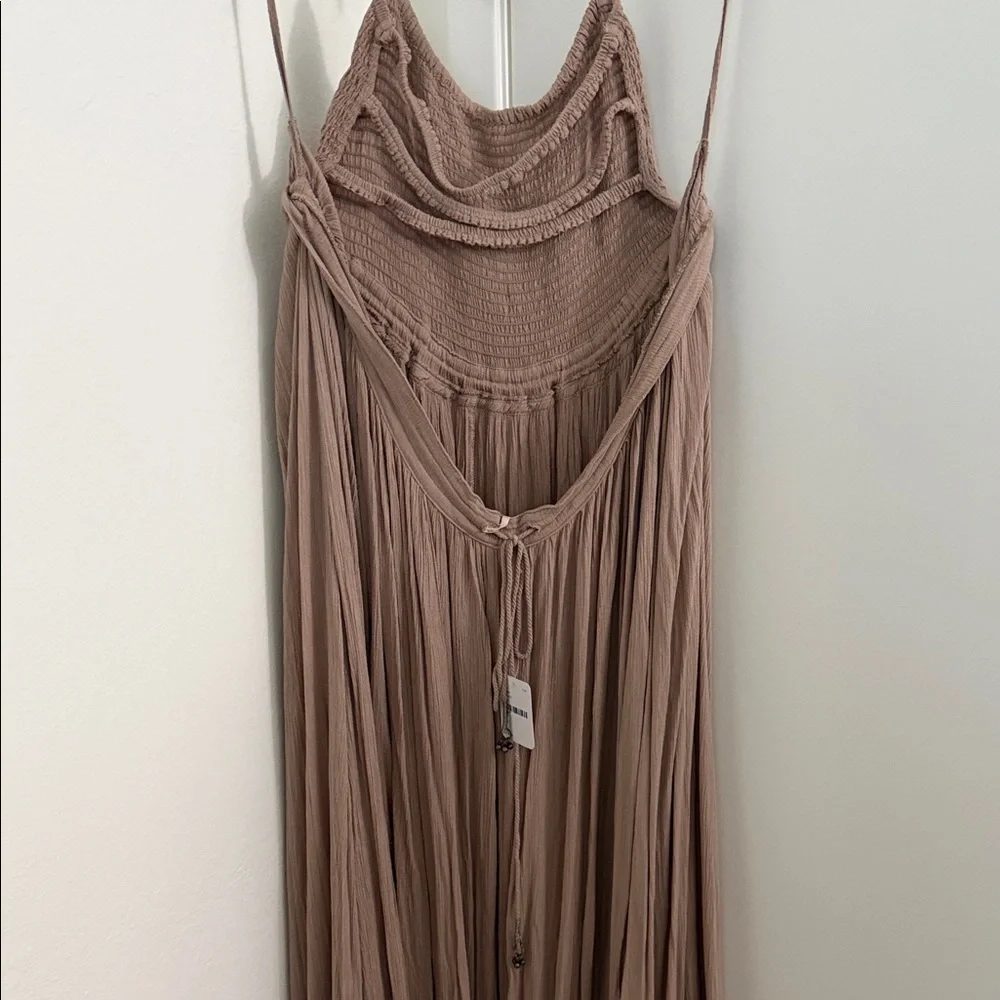 Free People Tan Halter Dress - Picture 4 of 4